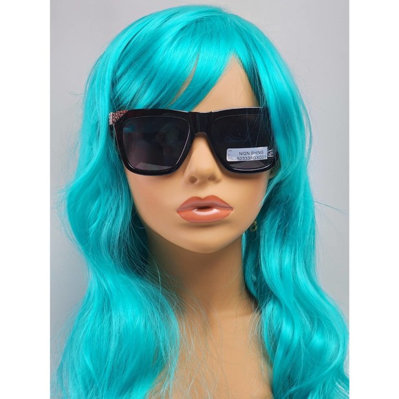 FGX Foster Grant Full Classic Black & Silver Snake Print Sunglasses 52333FGX001 - Picture 1 of 11